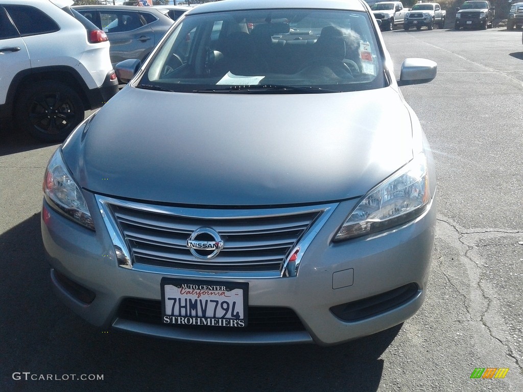 2014 Sentra SV - Brilliant Silver / Charcoal photo #5