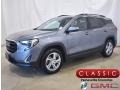 Satin Steel Metallic 2018 GMC Terrain SLE AWD