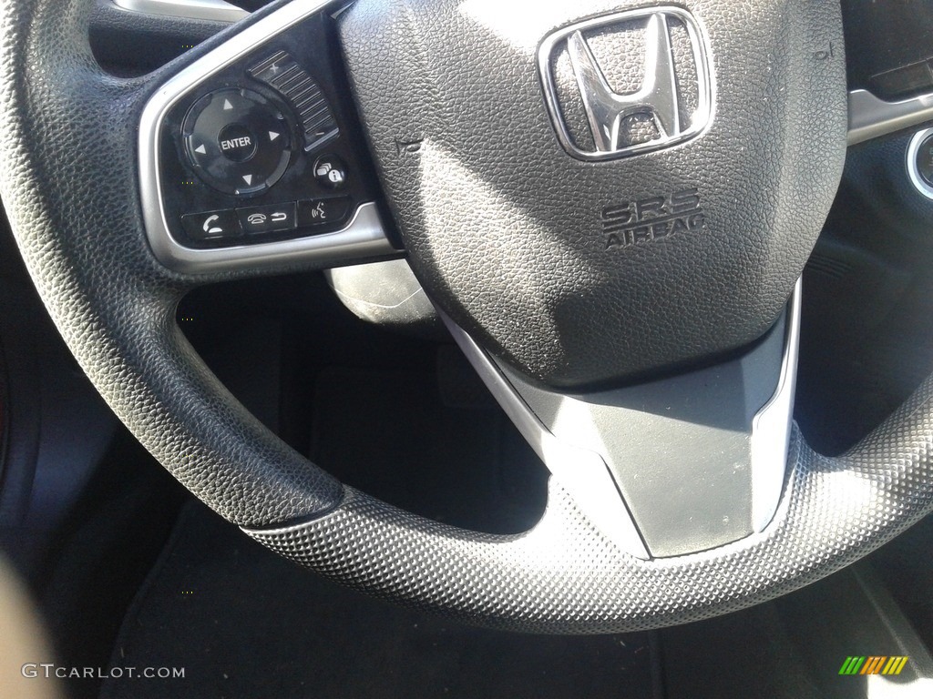 2017 Civic EX Sedan - Rallye Red / Black photo #11