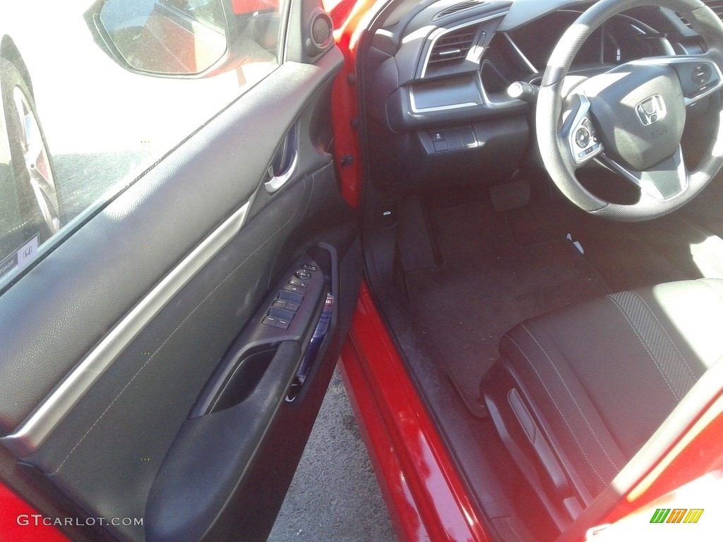 2017 Civic EX Sedan - Rallye Red / Black photo #14