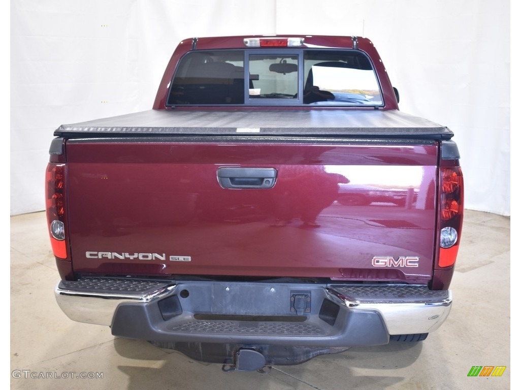 2008 Canyon SLE Crew Cab 4x4 - Sonoma Red Metallic / Ebony photo #3
