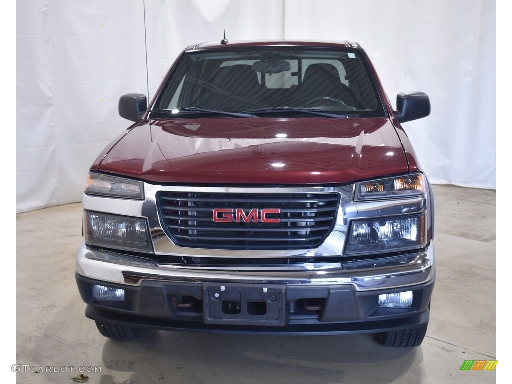 2008 Canyon SLE Crew Cab 4x4 - Sonoma Red Metallic / Ebony photo #4