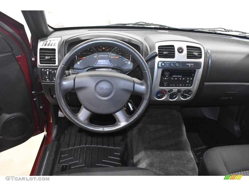 2008 Canyon SLE Crew Cab 4x4 - Sonoma Red Metallic / Ebony photo #12