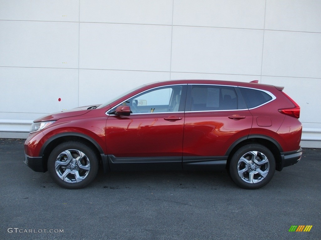 2018 CR-V EX-L AWD - Molten Lava Pearl / Ivory photo #2