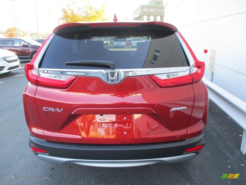 2018 CR-V EX-L AWD - Molten Lava Pearl / Ivory photo #4