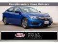 2018 Aegean Blue Metallic Honda Civic EX Sedan  photo #1