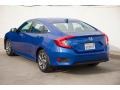 2018 Aegean Blue Metallic Honda Civic EX Sedan  photo #2