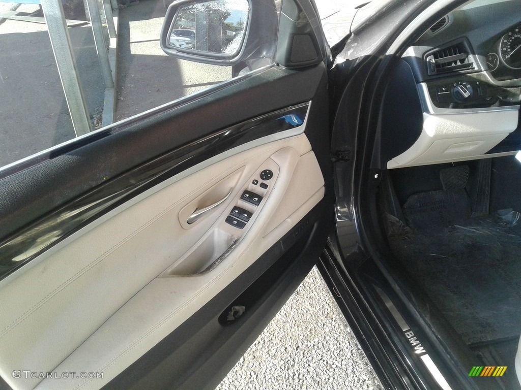 2012 5 Series 528i Sedan - Space Gray Metallic / Everest Gray photo #16