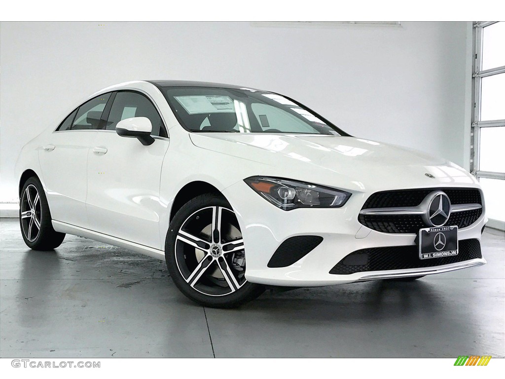 Polar White 2021 Mercedes-Benz CLA 250 Coupe Exterior Photo #140130411