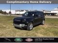 Santorini Black Metallic 2020 Land Rover Defender 110 SE