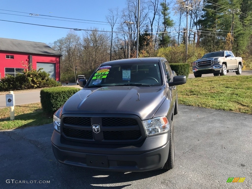 2019 1500 Classic Tradesman Crew Cab 4x4 - Granite Crystal Metallic / Black/Diesel Gray photo #2