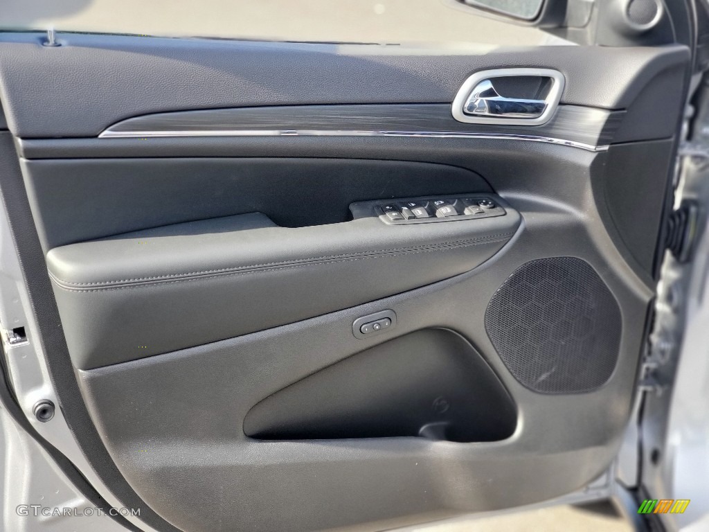 2021 Jeep Grand Cherokee Limited 4x4 Black Door Panel Photo #140132286