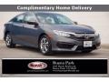 2017 Sonic Gray Pearl Honda Civic LX Sedan  photo #1
