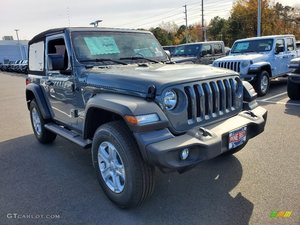 Sting-Gray 2021 Jeep Wrangler Sport 4x4 Exterior Photo #140132679