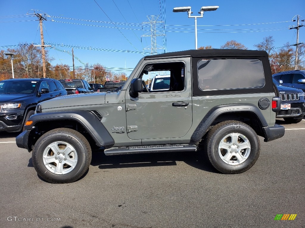 Sting-Gray 2021 Jeep Wrangler Sport 4x4 Exterior Photo #140132742