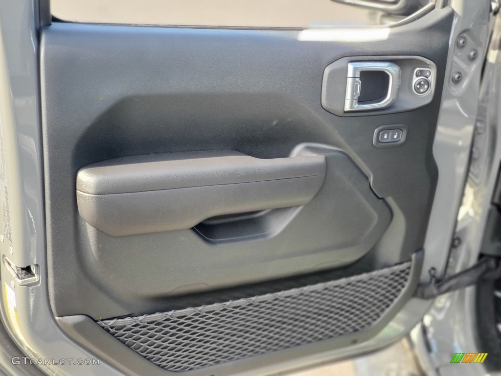 2021 Jeep Wrangler Sport 4x4 Black Door Panel Photo #140132874