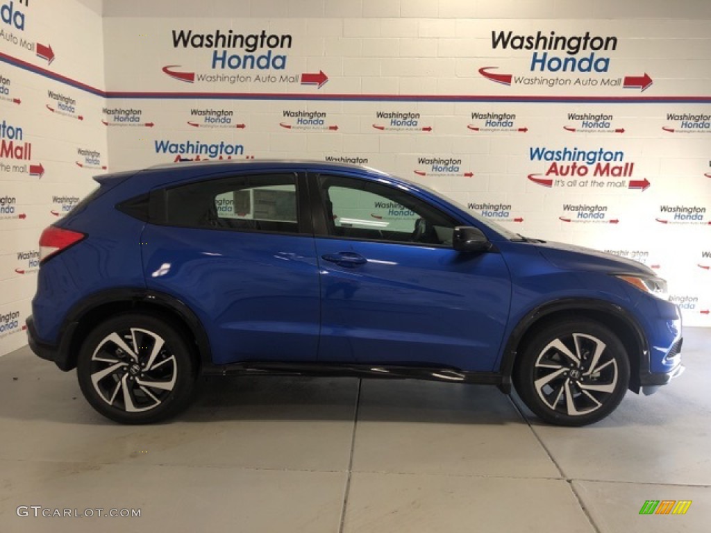 2020 HR-V Sport AWD - Aegean Blue Metallic / Black photo #1