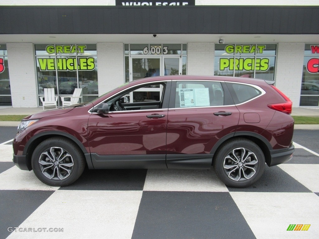 2019 CR-V LX - Basque Red Pearl II / Gray photo #1