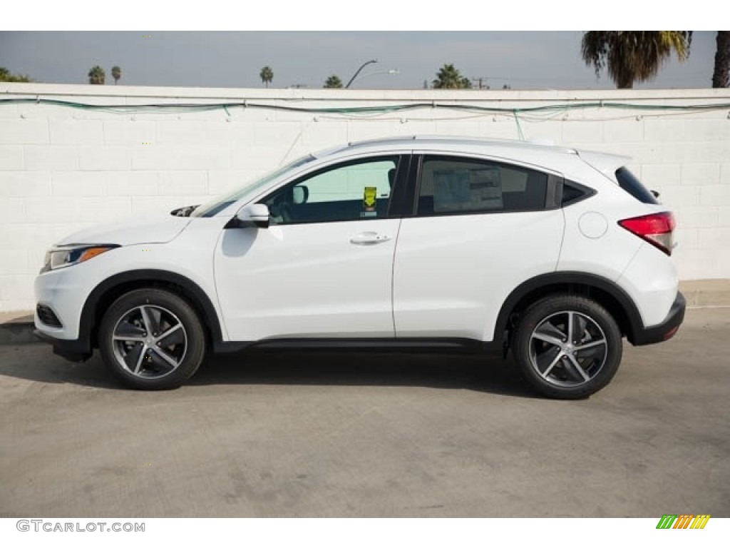 Platinum White Pearl 2021 Honda HR-V EX Exterior Photo #140134542