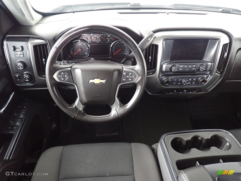 2016 Chevrolet Silverado 2500HD LT Double Cab 4x4 Jet Black Dashboard Photo #140135520