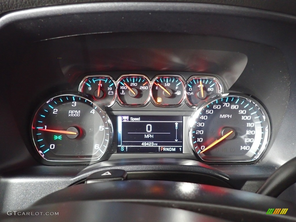 2016 Chevrolet Silverado 2500HD LT Double Cab 4x4 Gauges Photo #140135595