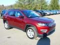 2021 Velvet Red Pearl Jeep Compass Latitude 4x4  photo #3