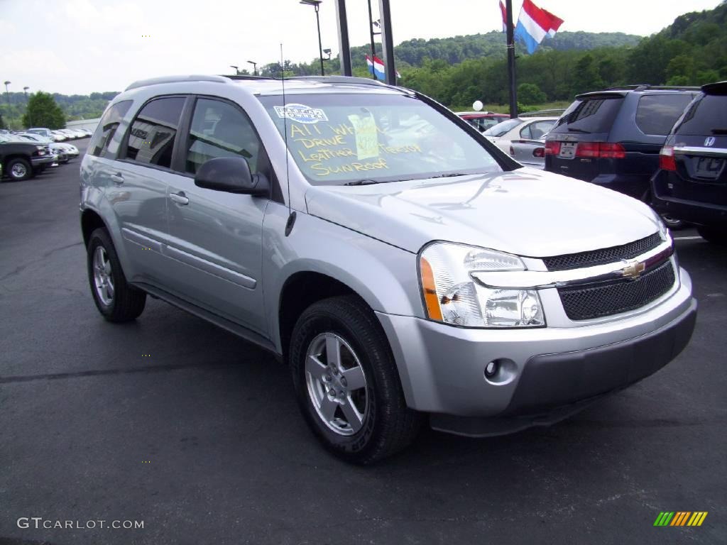 2005 Equinox LT AWD - Galaxy Silver Metallic / Light Gray photo #7