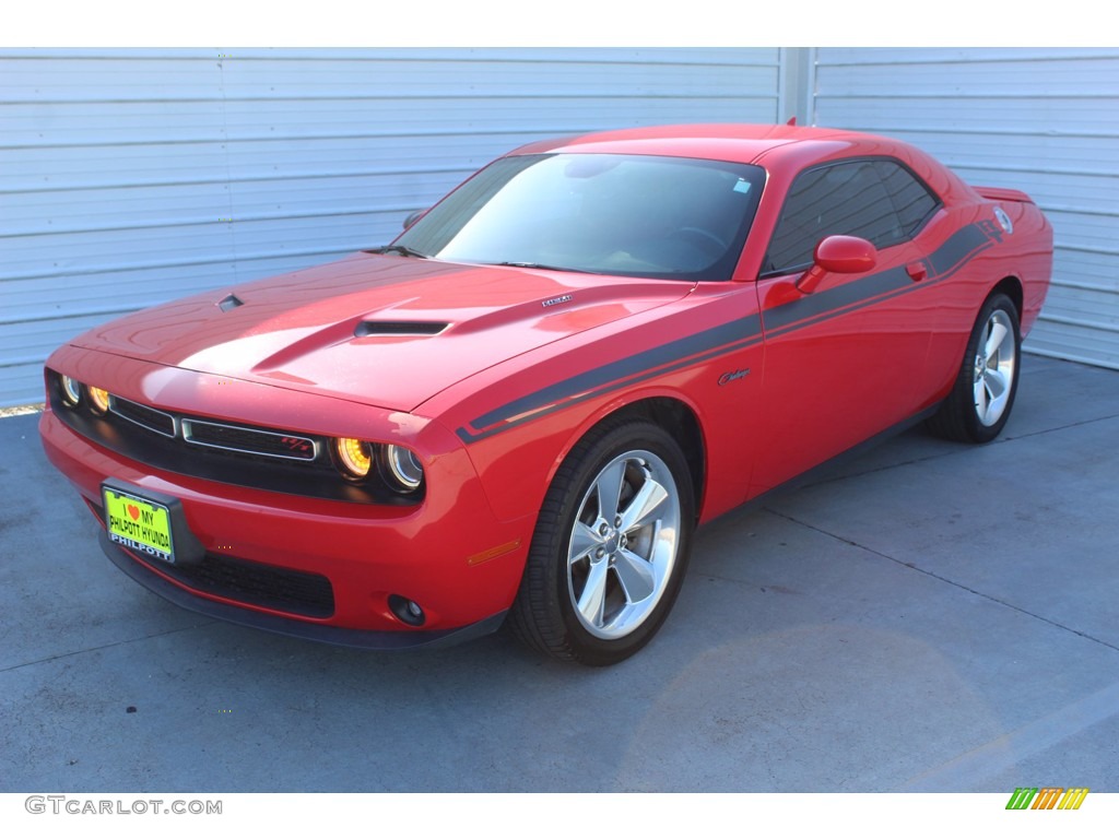 2015 Challenger R/T Plus - TorRed / Black/Ruby Red photo #3