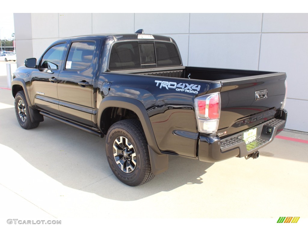 2021 Tacoma TRD Off Road Double Cab 4x4 - Midnight Black Metallic / Cement photo #6