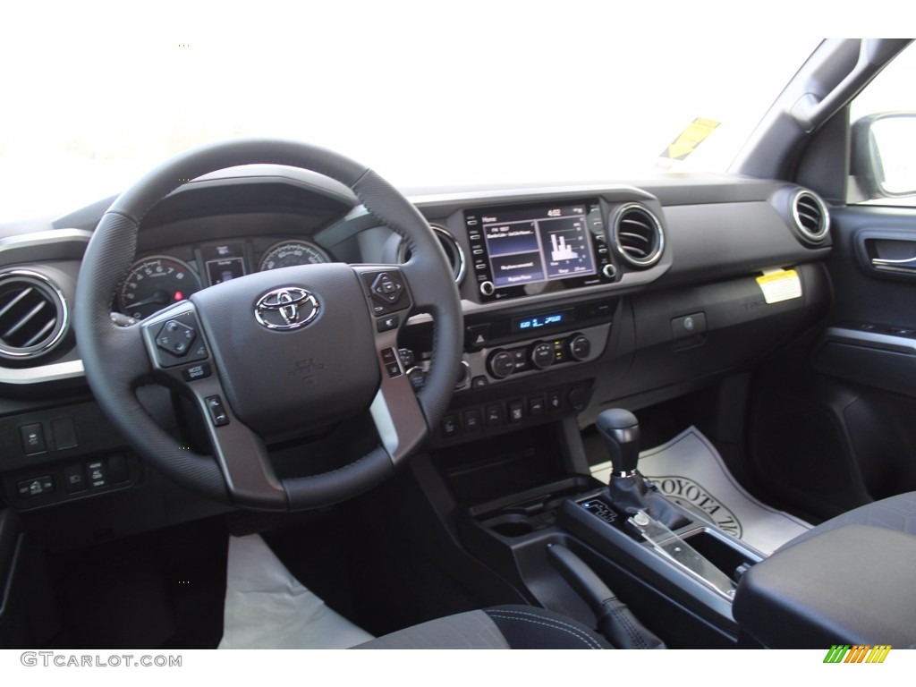 2021 Tacoma TRD Off Road Double Cab 4x4 - Midnight Black Metallic / Cement photo #19