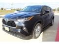 2021 Midnight Black Metallic Toyota Highlander Hybrid Limited  photo #4