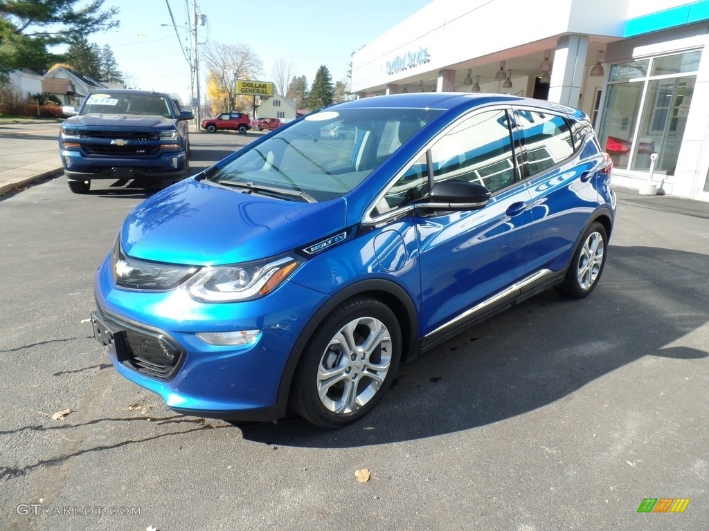 2017 Bolt EV LT - Kinetic Blue Metallic / Dark Galvanized/­Sky Cool Gray photo #1