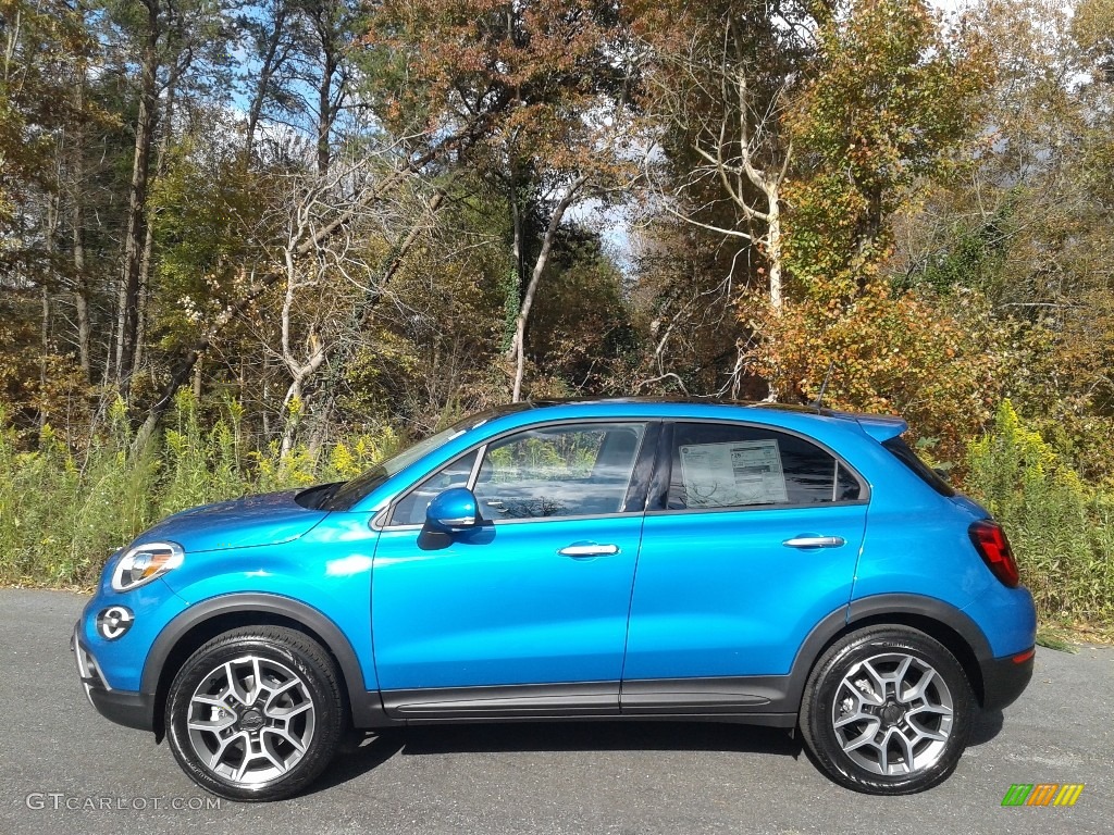 Italia Blue 2020 Fiat 500X Trekking AWD Exterior Photo #140141837