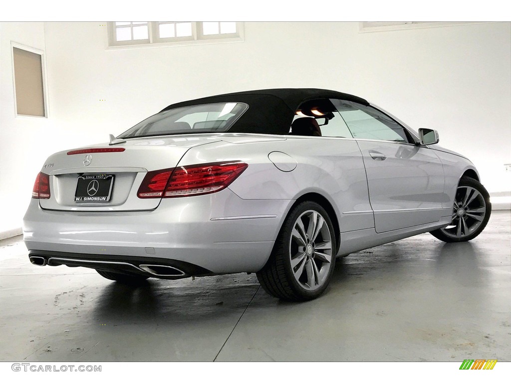 Iridium Silver Metallic 2014 Mercedes-Benz E 350 Cabriolet Exterior Photo #140141988