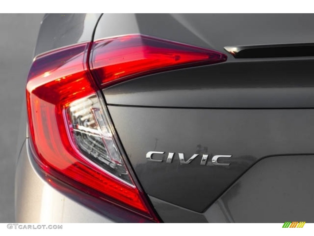 2021 Civic Sport Sedan - Modern Steel Metallic / Black photo #7