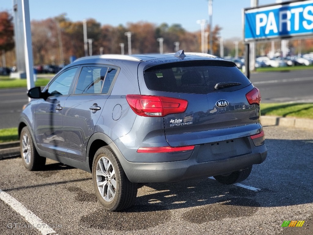 2015 Sportage LX - Twilight Blue / Black photo #3