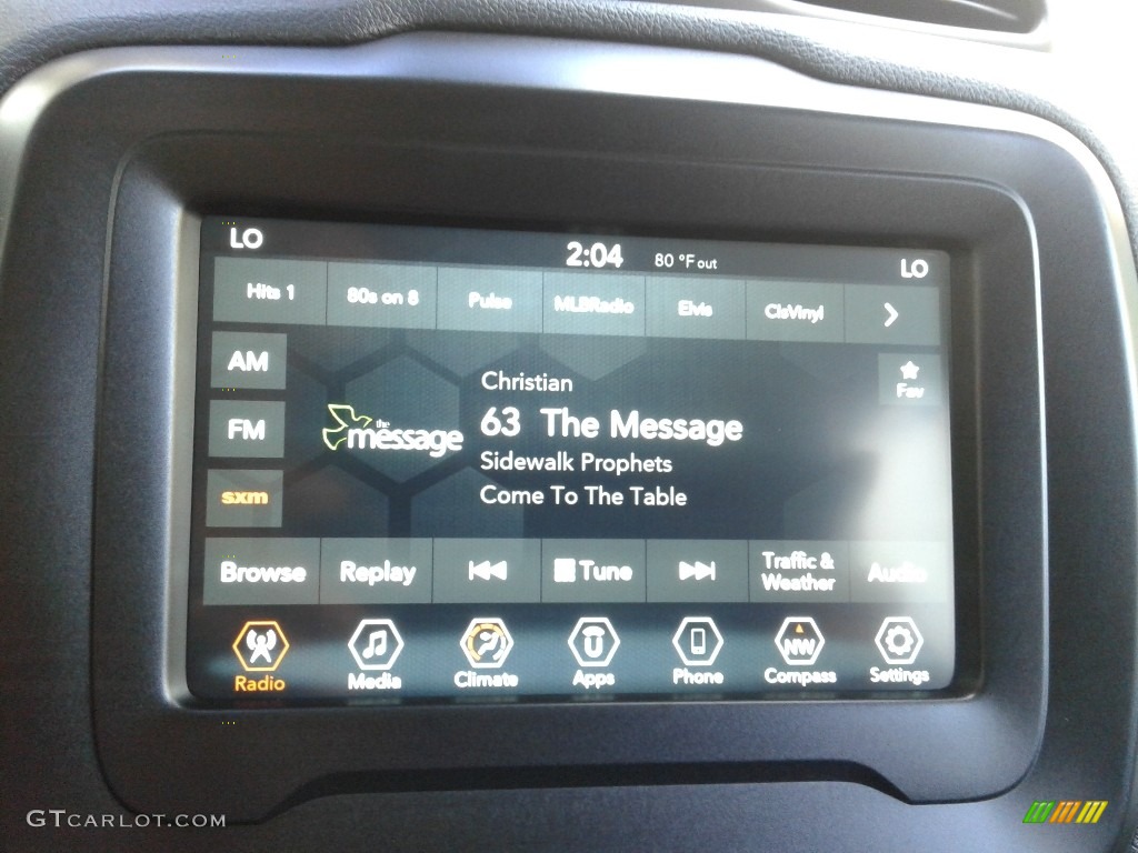 2021 Jeep Renegade Jeepster 4x4 Controls Photo #140143307