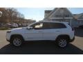 2018 Bright White Jeep Cherokee Latitude Plus 4x4  photo #4