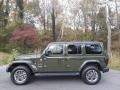 Sarge Green 2021 Jeep Wrangler Unlimited Sahara 4x4 Exterior