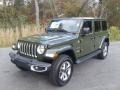 Sarge Green 2021 Jeep Wrangler Unlimited Sahara 4x4 Exterior