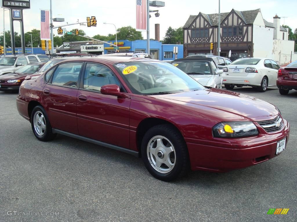 2005 Impala  - Sport Red Metallic / Medium Gray photo #5