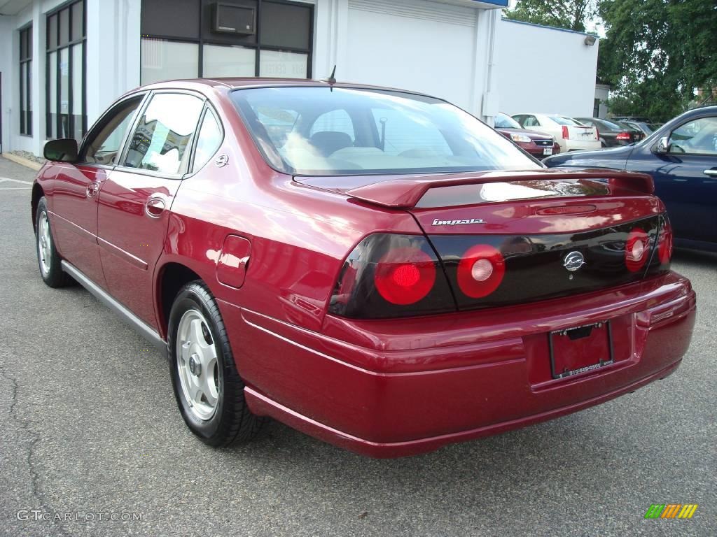 2005 Impala  - Sport Red Metallic / Medium Gray photo #9