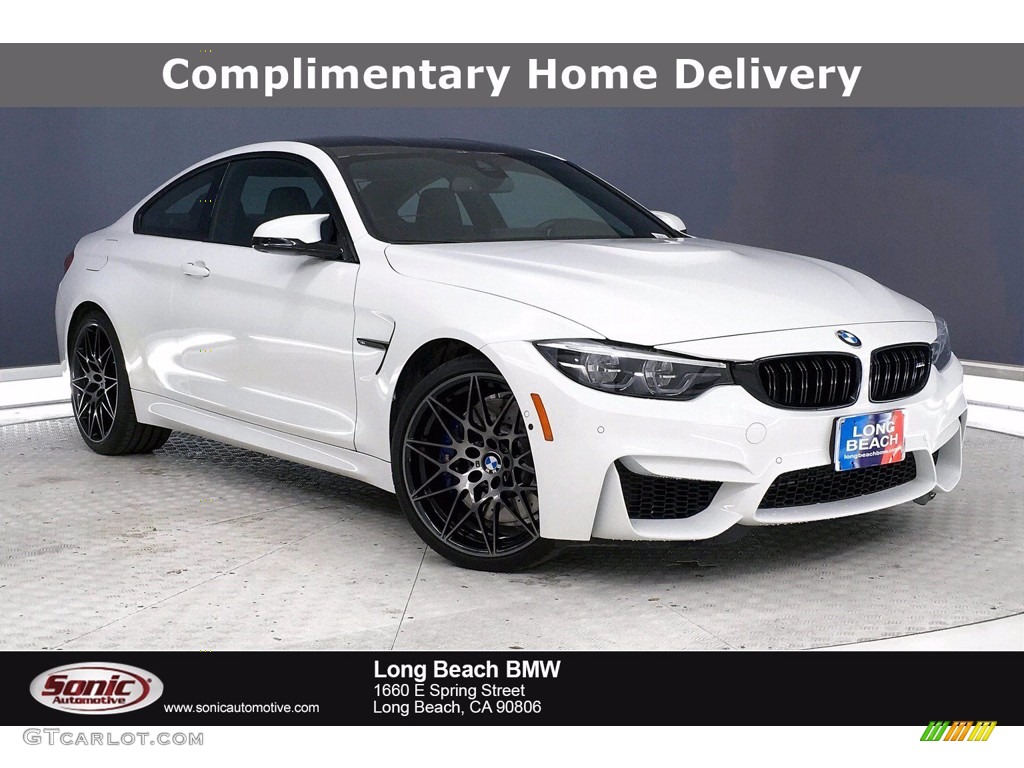 2018 M4 Coupe - Alpine White / Black photo #1