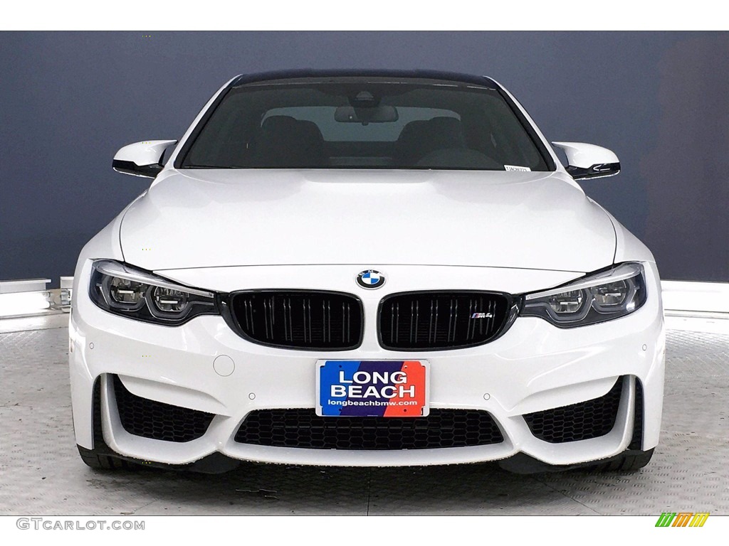 2018 M4 Coupe - Alpine White / Black photo #2