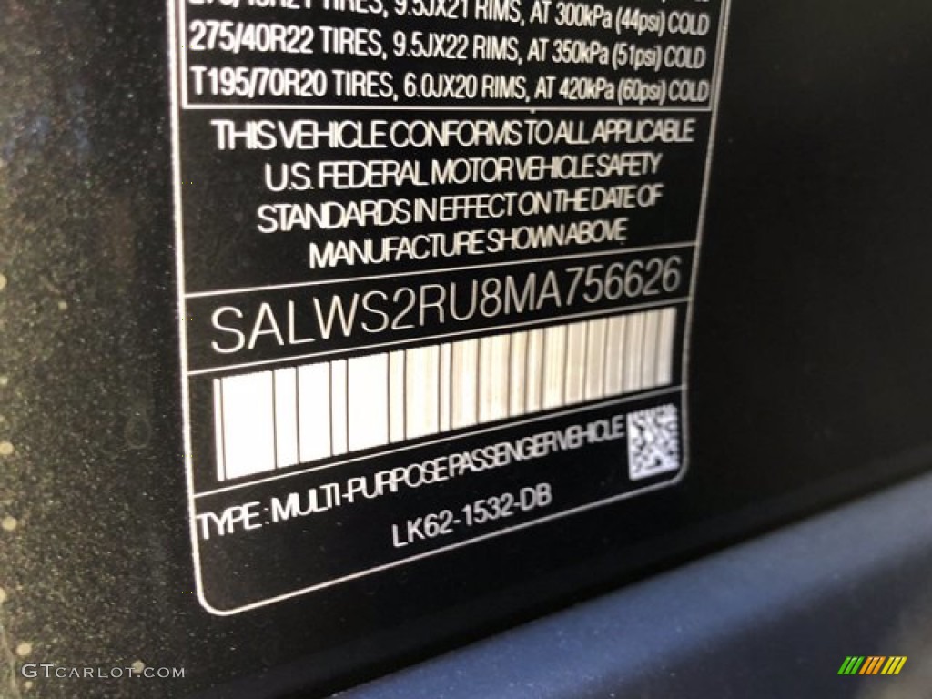 2021 Range Rover Sport HST - Santorini Black Metallic / Ebony photo #28