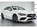 Polar White 2021 Mercedes-Benz CLA AMG 35 Coupe Exterior