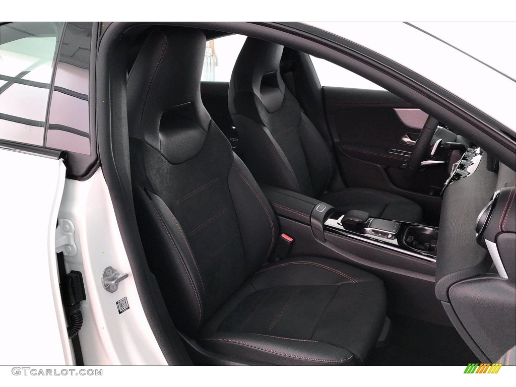 Black Dinamica w/Red Stitching Interior 2021 Mercedes-Benz CLA 250 Coupe Photo #140146781