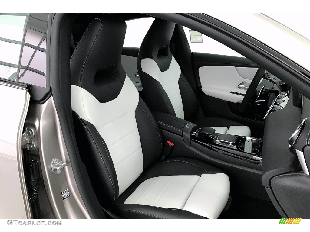 Neva Gray/Black Interior 2021 Mercedes-Benz CLA AMG 35 Coupe Photo #140147033