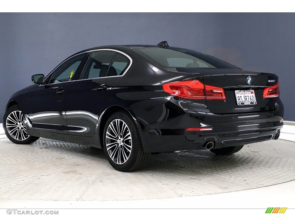 2020 5 Series 530i Sedan - Black Sapphire Metallic / Black photo #10