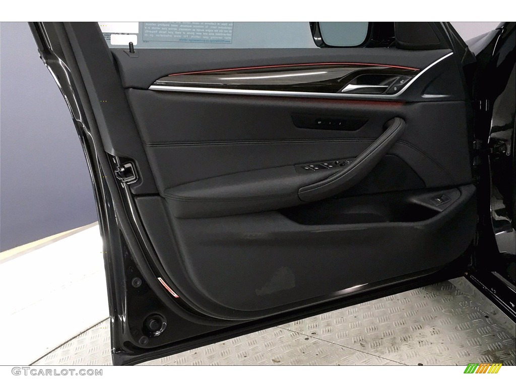 2020 5 Series 530i Sedan - Black Sapphire Metallic / Black photo #23